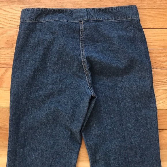 Theory Denim Trouser Wide Leg Jeans - Size 0 - Picture 5 of 7